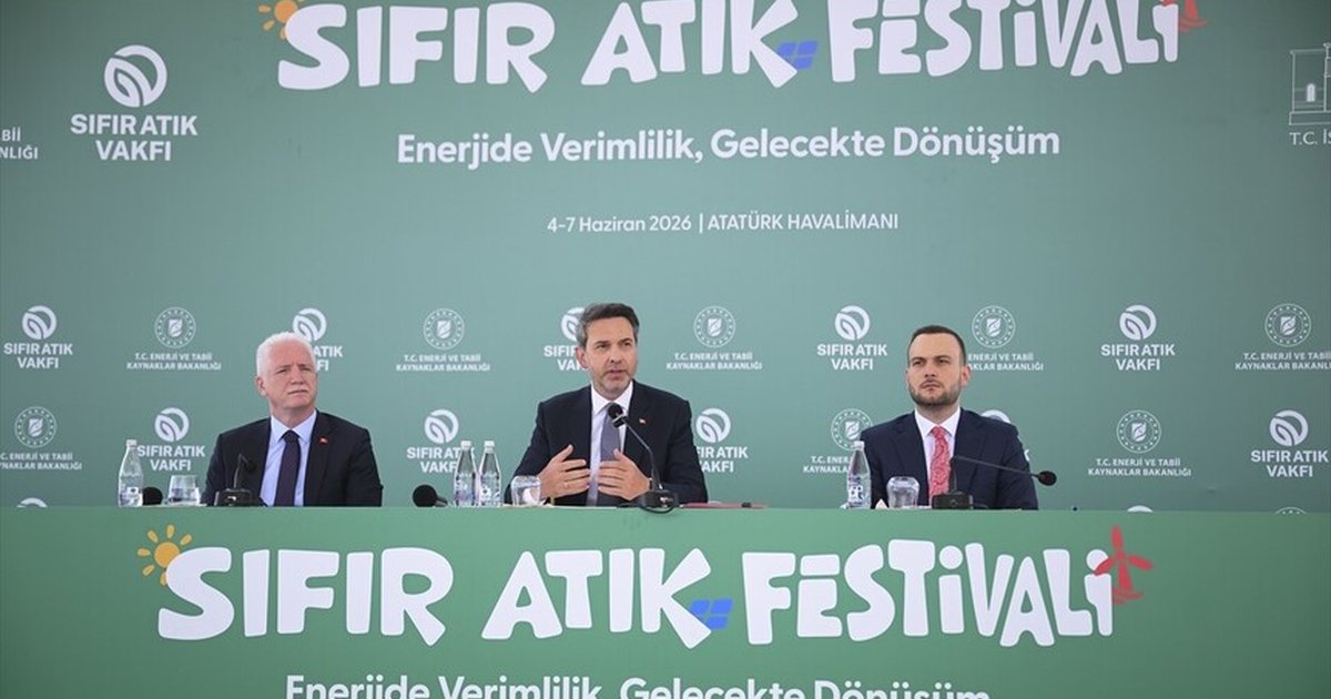Bakan Bayraktar: Sıfır Atık Festivali'nde elektrik yenilenebilir kaynaklardan