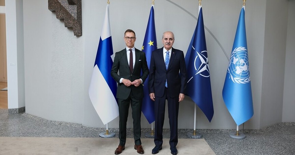TBMM Başkanı Kurtulmuş, Finlandiya Cumhurbaşkanı Stubb ile görüştü