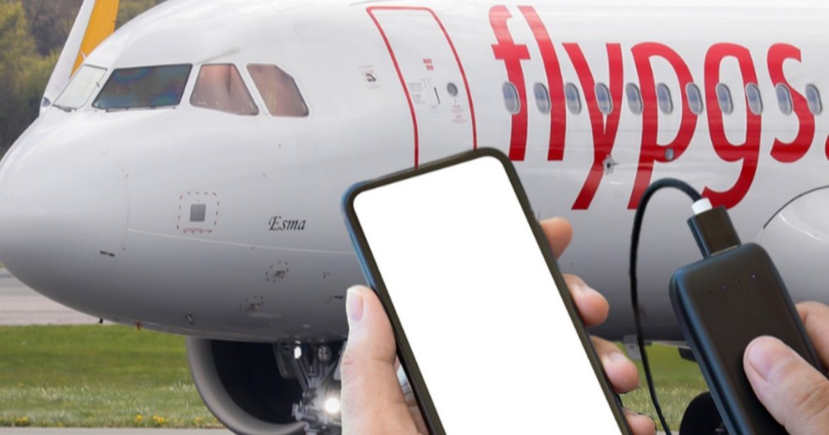 Ankara-İzmir uçağında powerbank alarmı