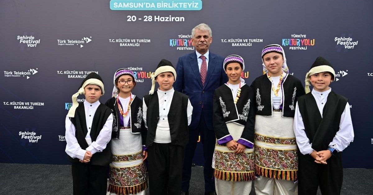 Kültür Yolu Festivali Samsun'da Başladı