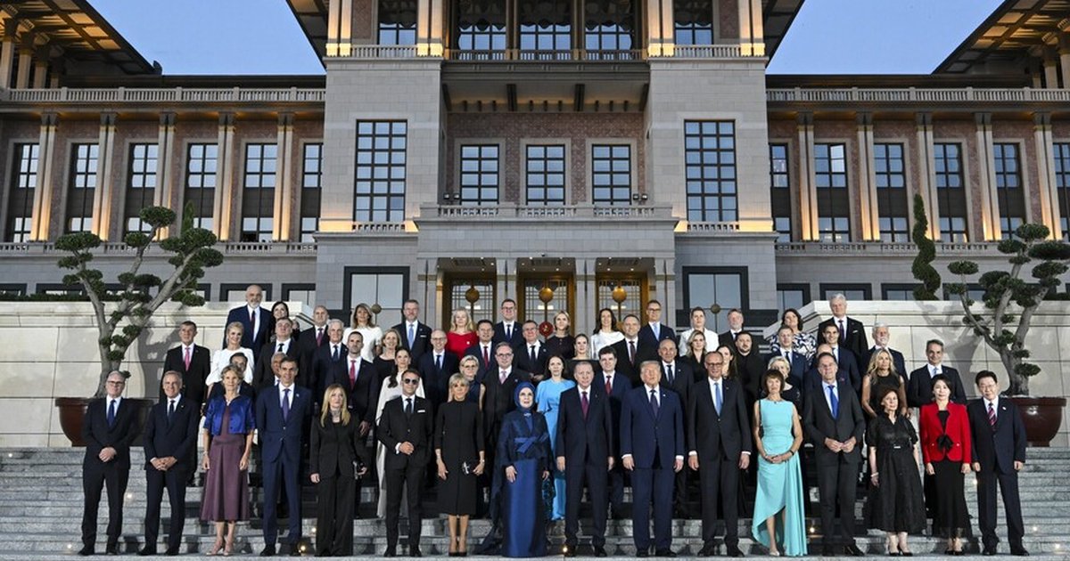 Cumhurbaşkanı Erdoğan, NATO liderleri için yemek verdi
