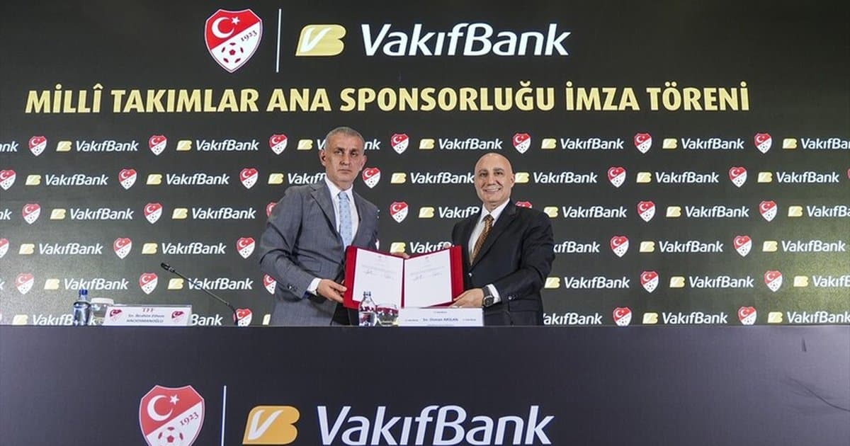 TFF ile VakıfBank arasında sponsorluk anlaşması