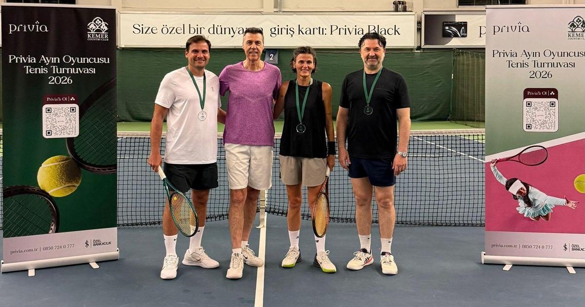 Tenis Turnuvasında Ayın Oyuncusu Belli Oldu