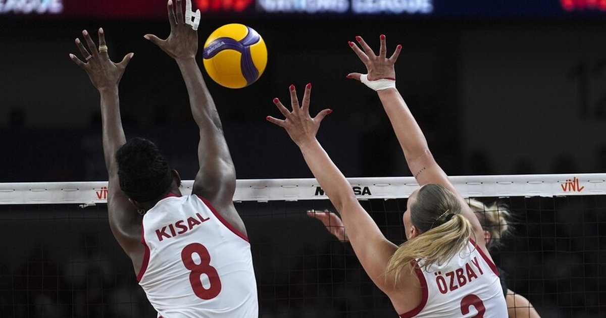 A Milli Kadın Voleybol Takımı, Almanya'yı 3-2 yendi