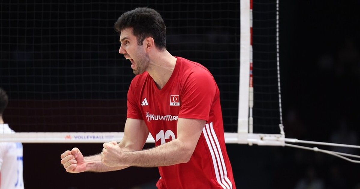 A Milli Erkek Voleybol Takımı, Çin'i 3-0 mağlup etti
