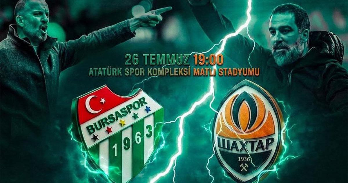 Bursaspor, Shakhtar Donetsk'i ağırlayacak