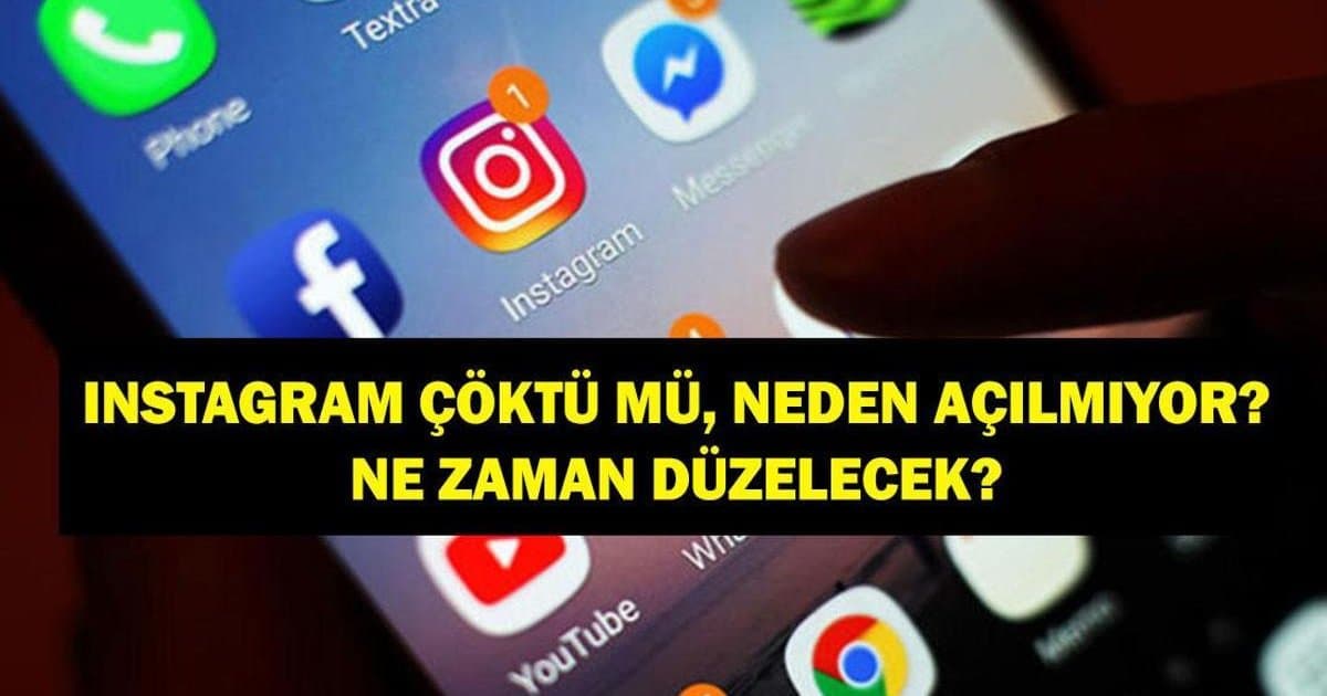 Instagram Erişim Sorunu: Çöktü mü, Neden Açılmıyor?