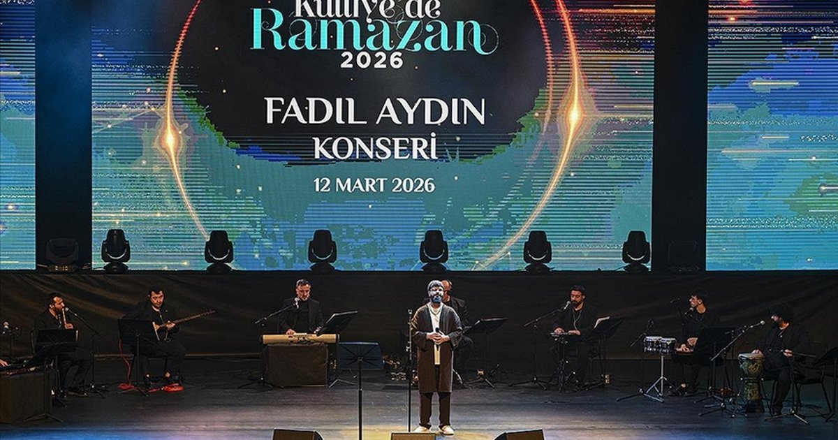 Külliye'de Ramazan etkinlikleri: Fadıl Aydın konser verdi
