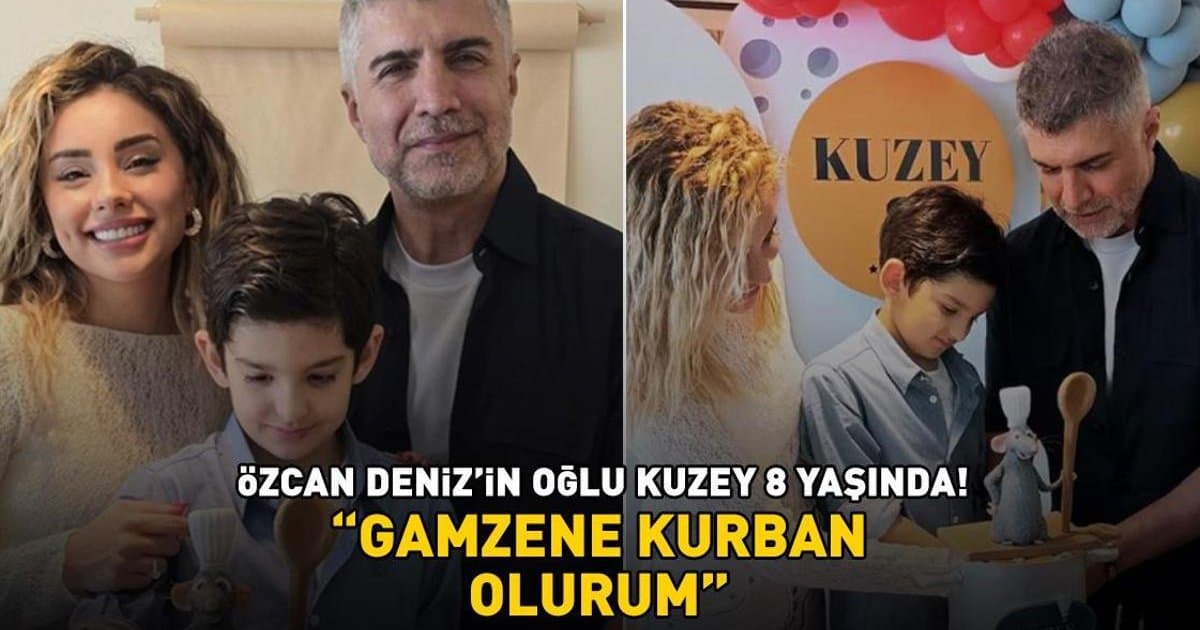Özcan Deniz oğlu Kuzey'in 8. doğum gününü kutladı
