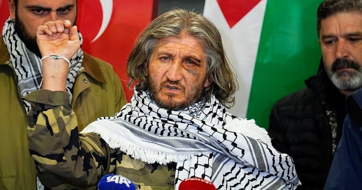 İsrail'in alıkoyduğu aktivist Hüseyin Oral yurda döndü