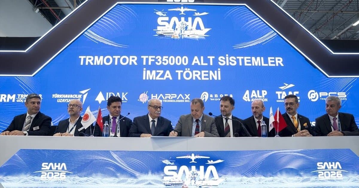 SAHA 2026'da TRMOTOR TF35000 Alt Sistemler İmza Töreni