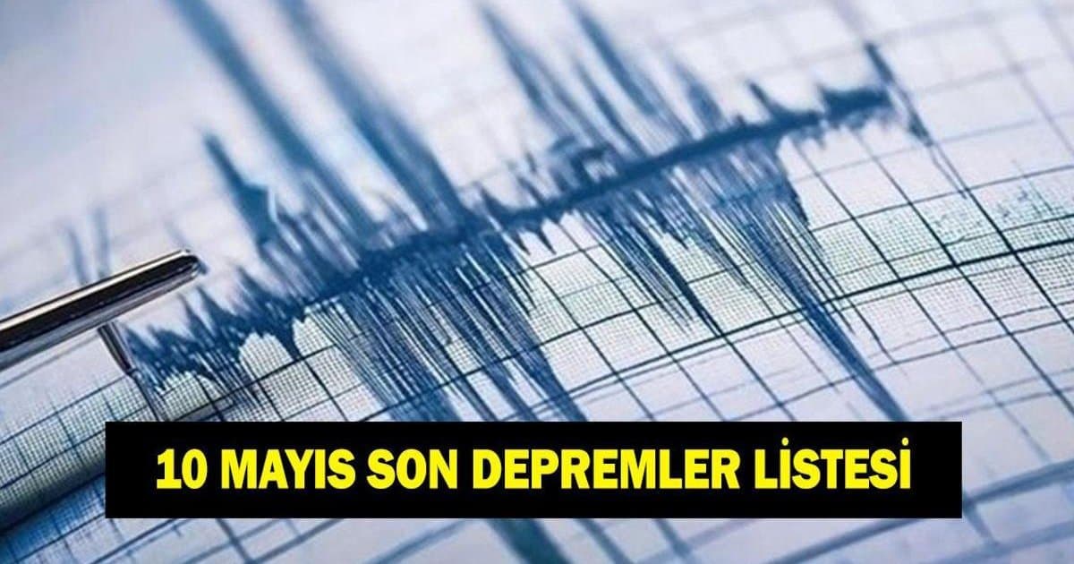 10 Mayıs'ta Düzce ve Malatya'da depremler