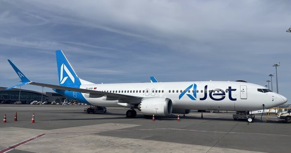 AJet'in filosuna 6 yeni Boeing 737-8 MAX uçağı katıldı