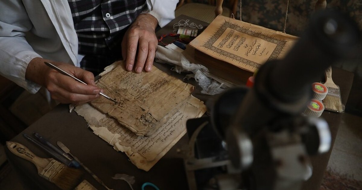 Halep'te Osmanlı el yazmaları korunuyor