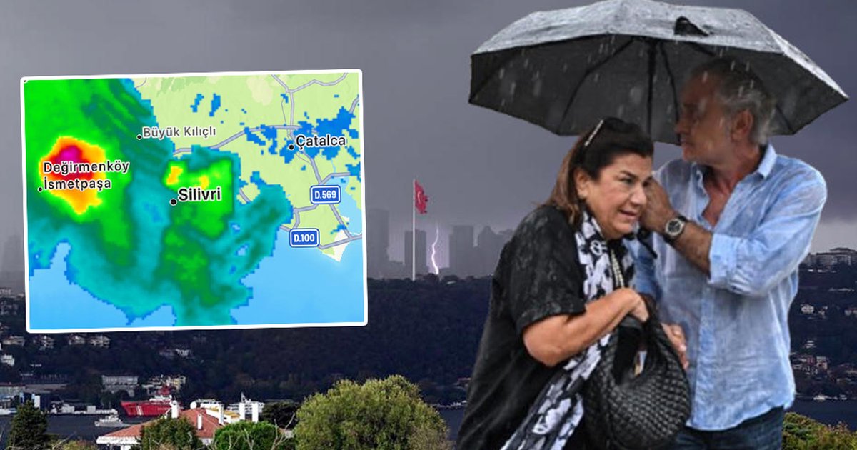 İstanbul'a kuvvetli sağanak uyarısı