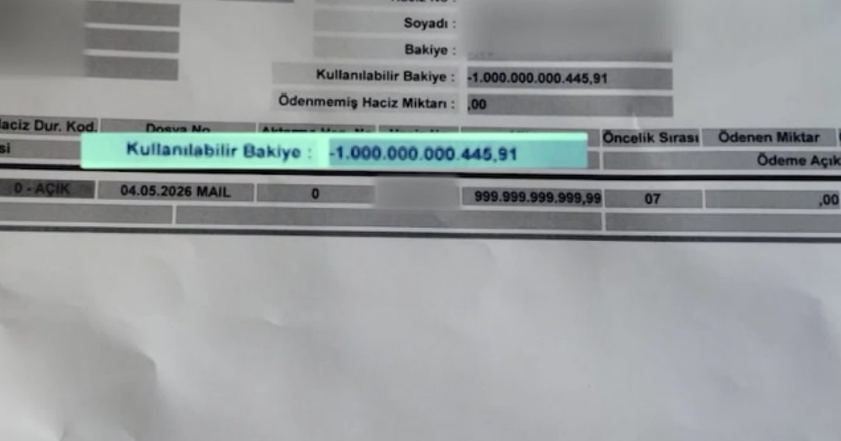 1 trilyon lira hesapta bloke oldu