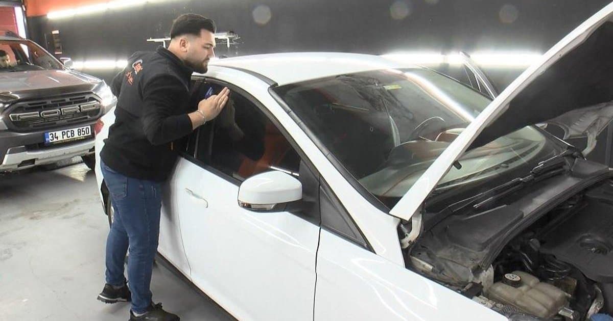 Ekspertizde şok! İki araç birleştirilmiş