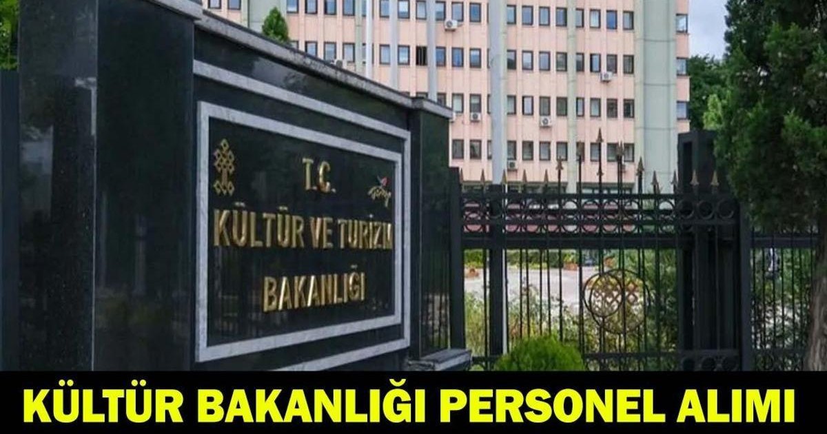 Kültür Bakanlığı 72 Kişilik Personel Alımı 2026