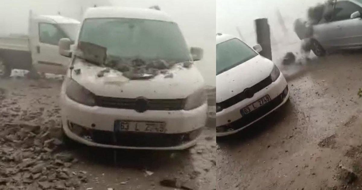 Fırtına Şanlıurfa Birecik'i vurdu, hayat durdu