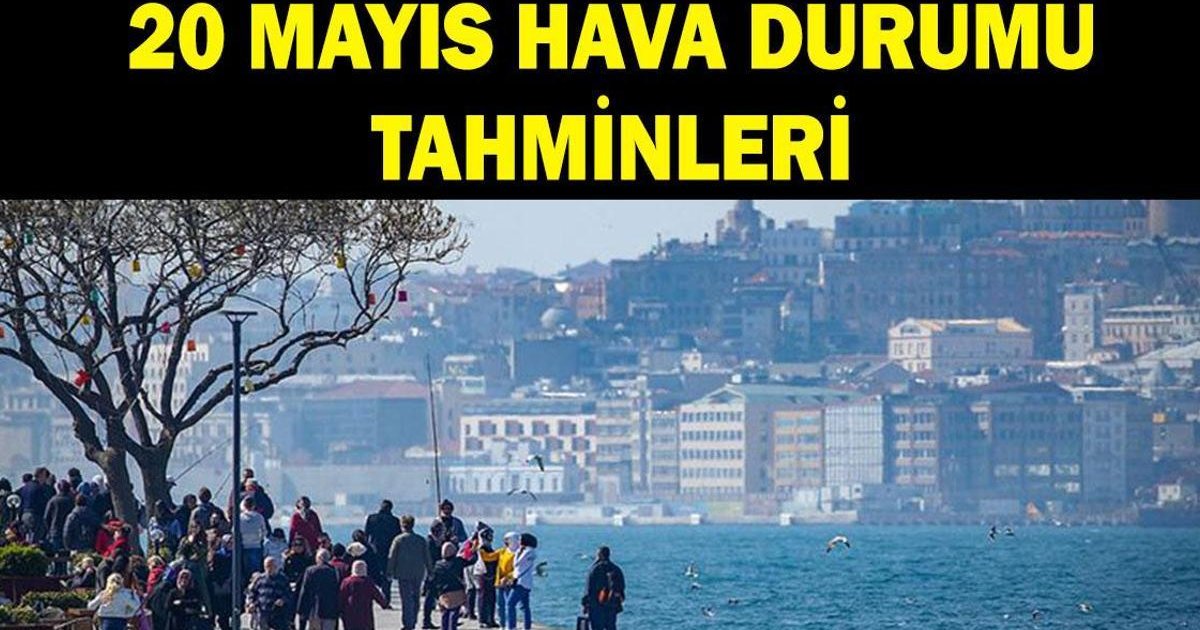 20 Mayıs hava durumu: İstanbul'da sıcaklık düşüyor