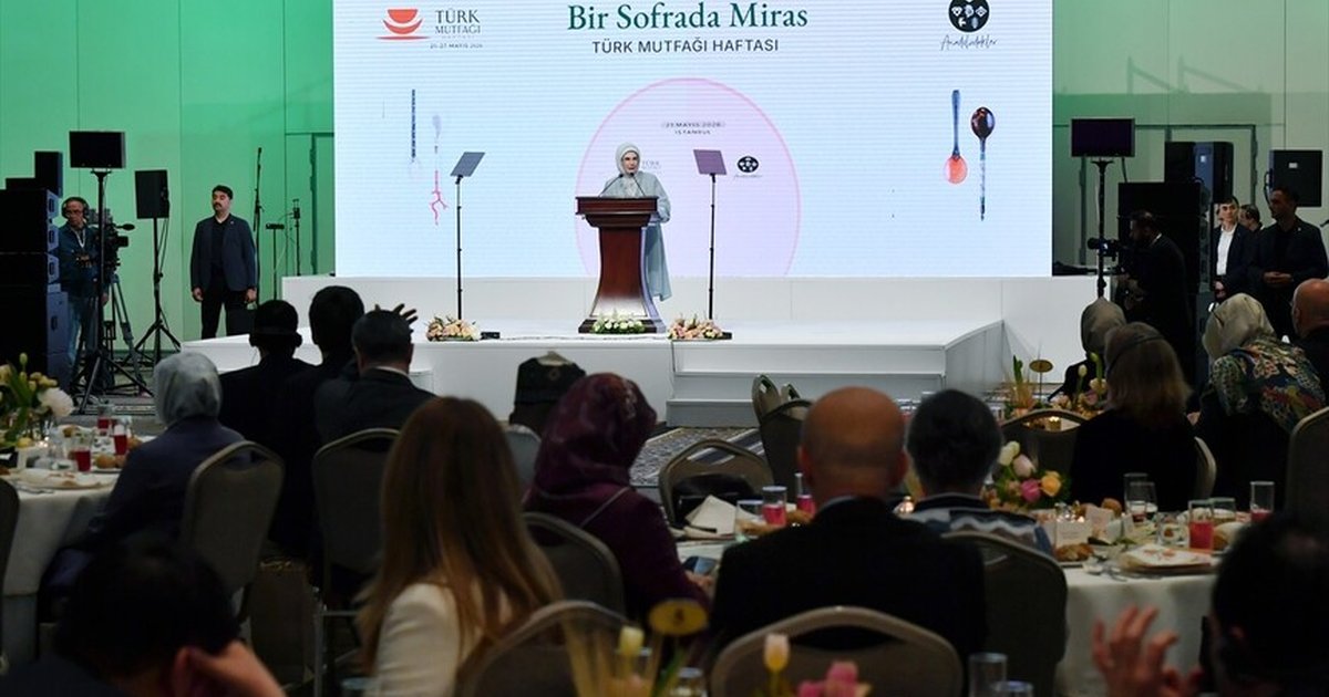 Emine Erdoğan 'Bir Sofrada Miras' programına katıldı