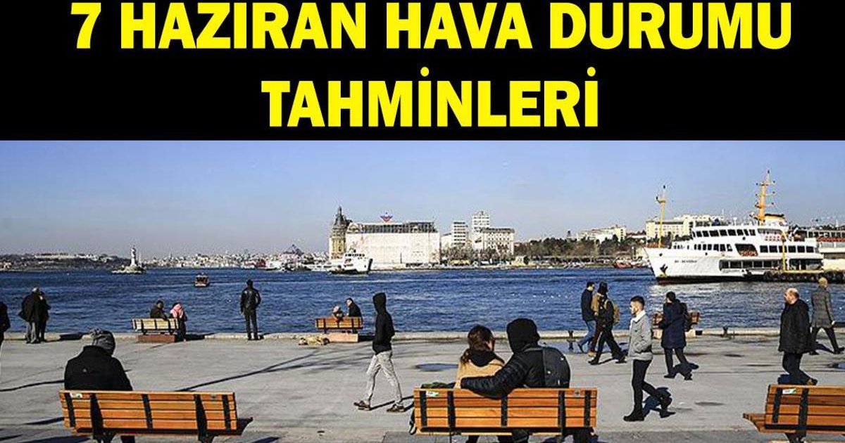 7 Temmuz Hava Durumu: İstanbul, Ankara, İzmir'de Hava Nasıl Olacak?