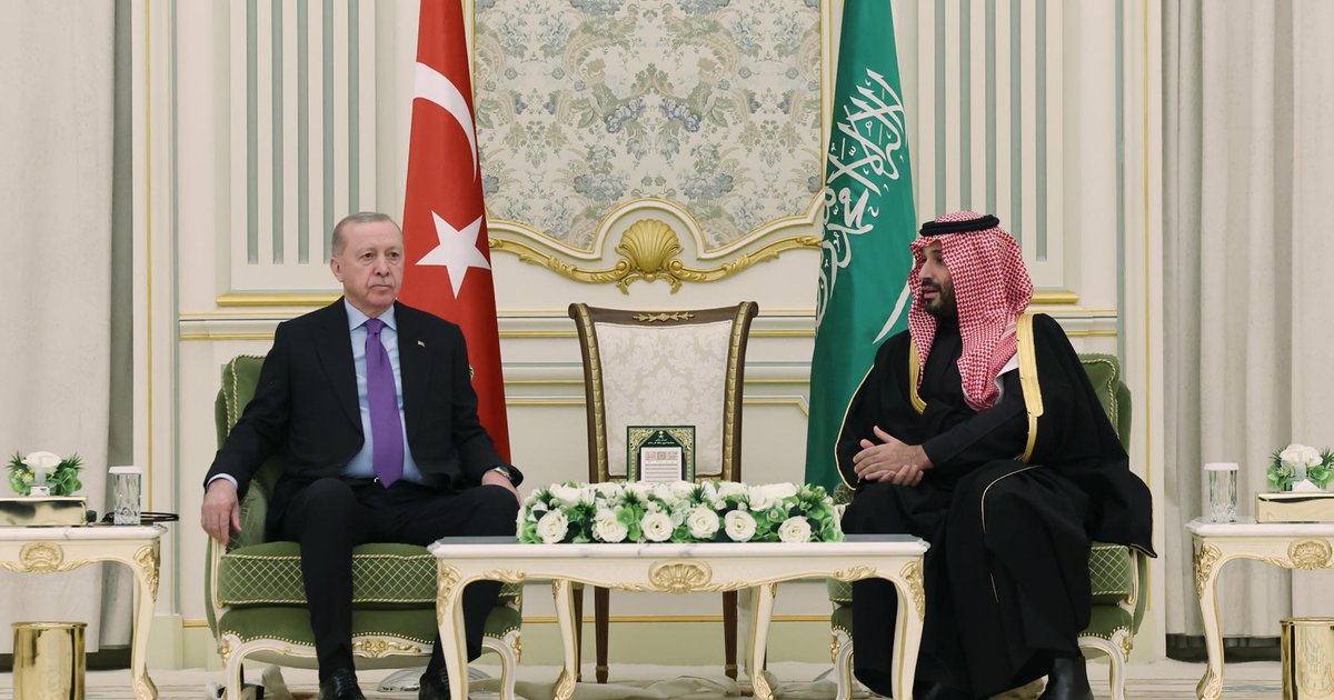 Cumhurbaşkanı Erdoğan, Veliaht Prens Selman ile görüştü