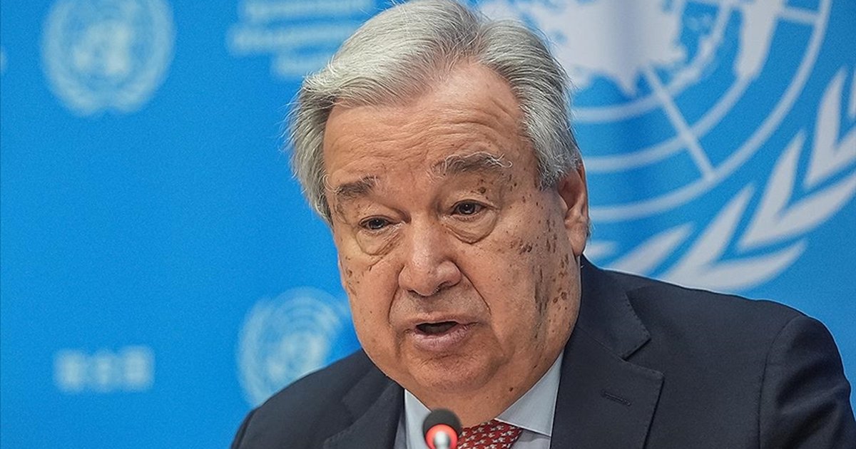 Guterres, Türkiye'yi ziyaret nedenini açıkladı