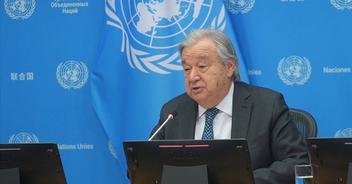 BM Genel Sekreteri Guterres'ten barış çağrısı