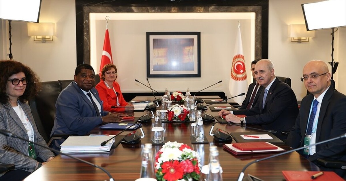 TBMM Başkanı Kurtulmuş, PAB yetkilileriyle görüştü