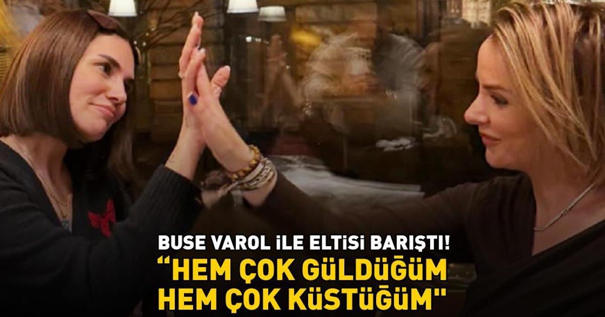 Alişan'ın eşi Buse Varol eltisi Merve Tektaş ile barıştı