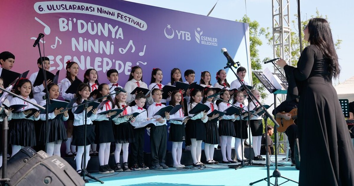 Esenler'de 6. Uluslararası Ninni Festivali düzenlendi