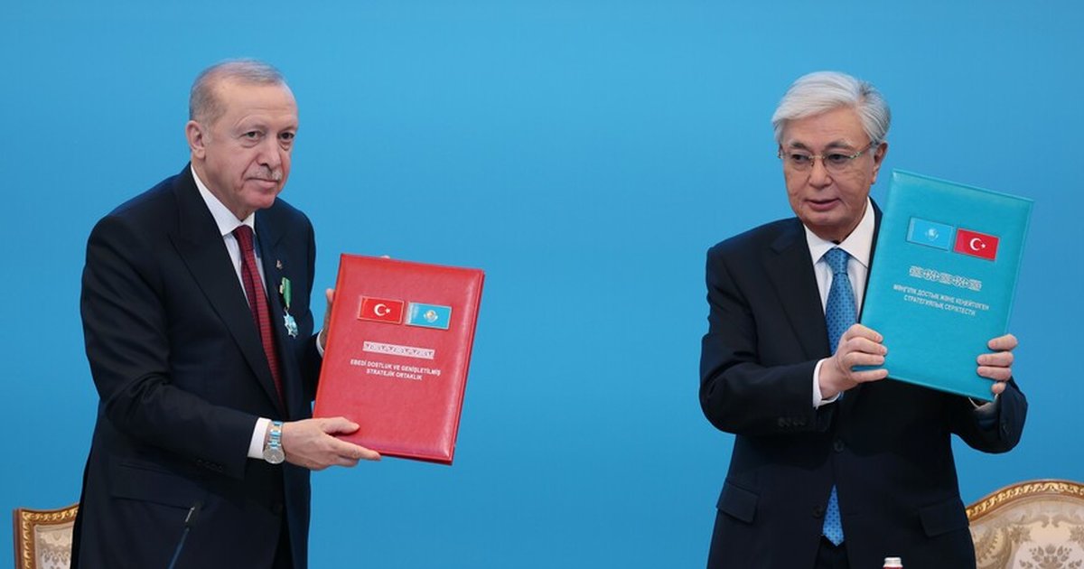 Türkiye ile Kazakistan arasında 13 anlaşma