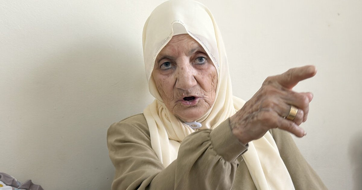 83 yaşındaki Filistinli kadın için hayat bitmeyen bir göç
