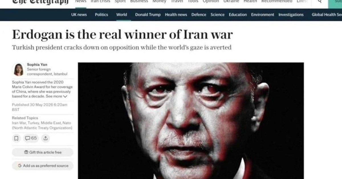 The Telegraph: İran savaşında kazanan Türkiye ve Erdoğan