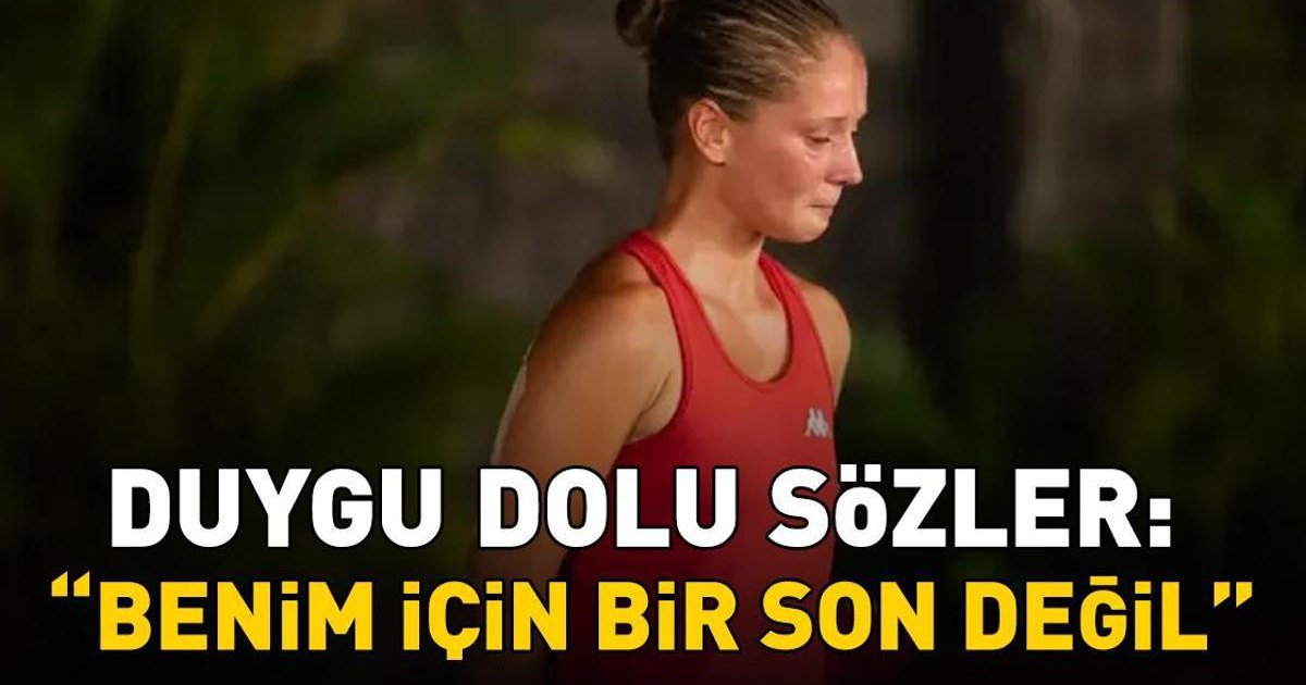 Survivor'dan elenen Sude Demir: 'Benim için bir son değil'