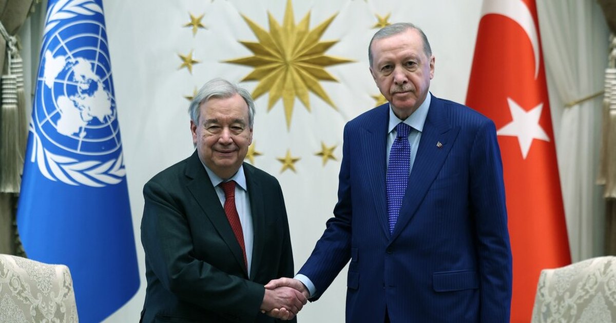 Cumhurbaşkanı Erdoğan, Guterres ile telefon görüşmesi yaptı