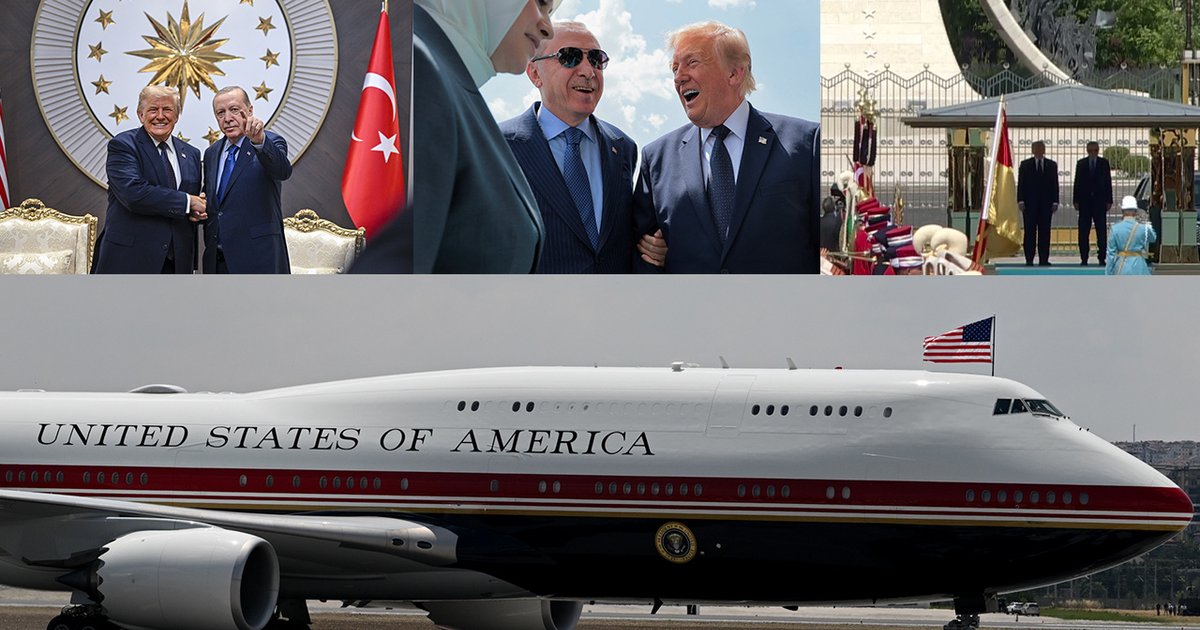 Erdoğan-Trump Beştepe'de görüştü