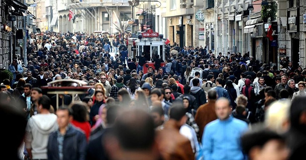 Türkiye nüfus büyüklüğünde 18'inci sırada