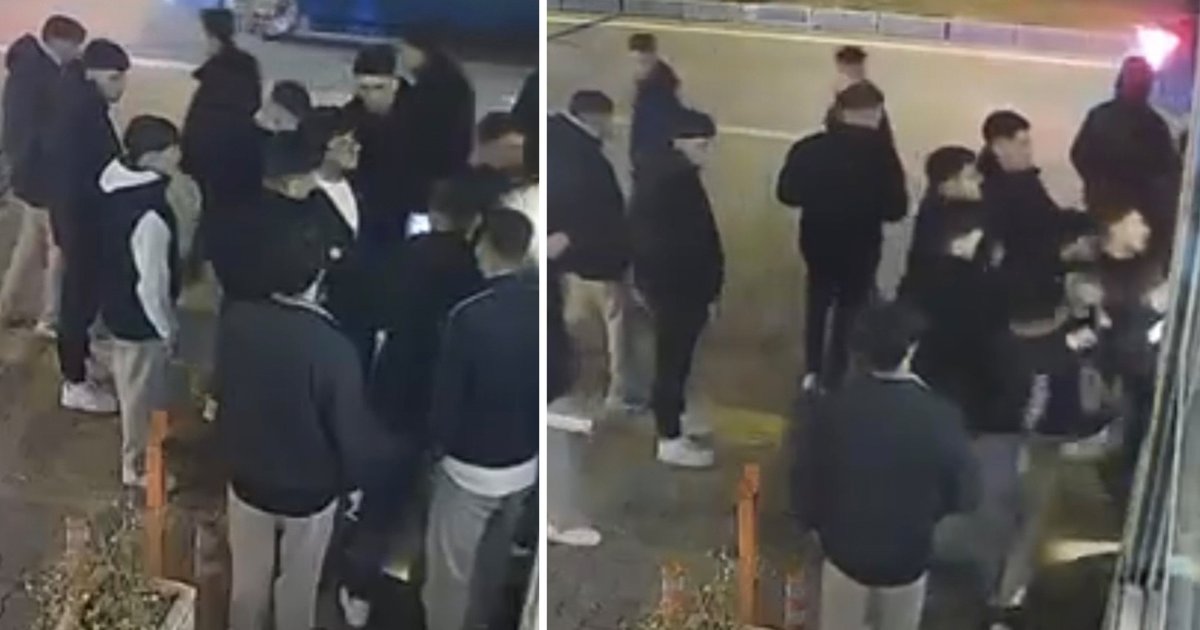 Bursa'da iki grup arasında kavga, yumruk atmasıyla meydan muharebesi