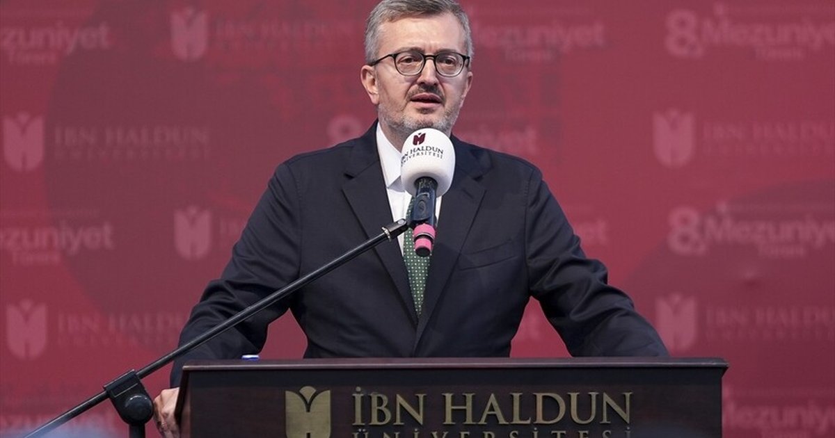 İletişim Başkanı Duran, İbn Haldun Üniversitesi'nde konuştu