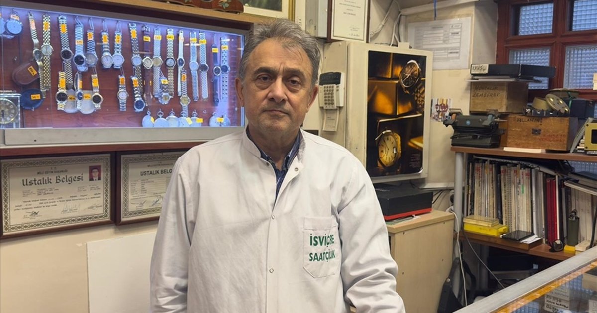 Lüks saat tamiri İstanbul'da talep görüyor