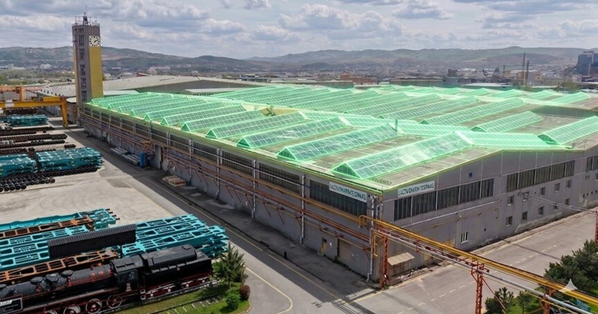 Stratejik yük vagonları güneş enerjisiyle üretilecek