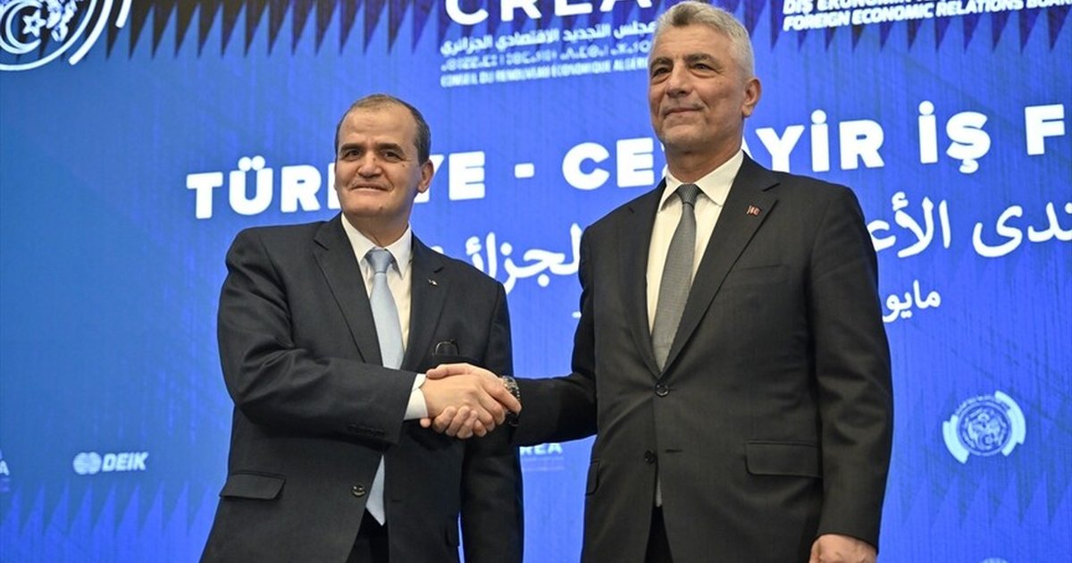 Türkiye-Cezayir İş Forumu Ankara'da Gerçekleştirildi