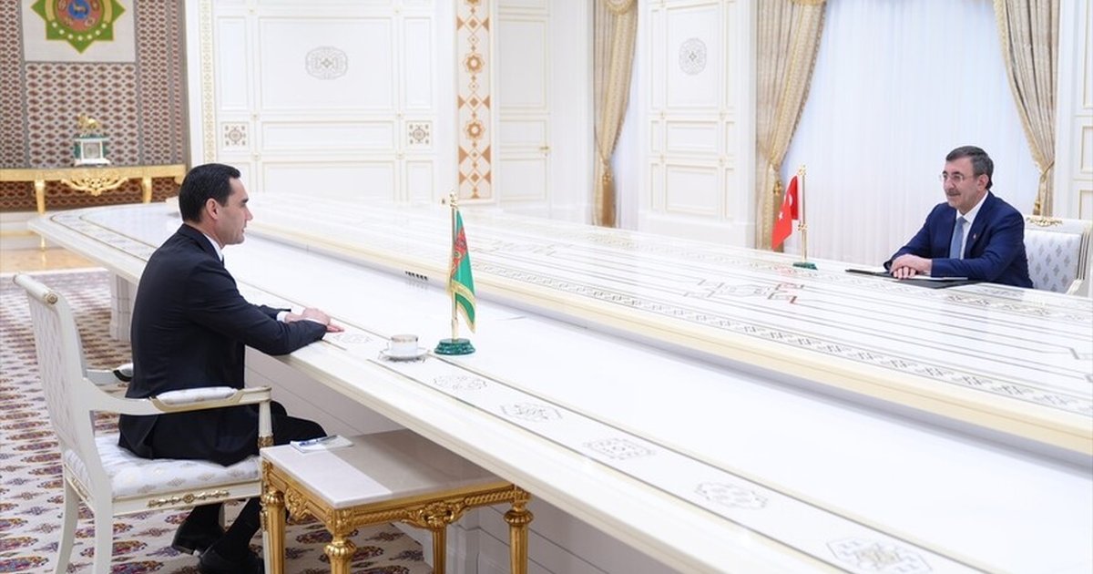 Türkmenistan Devlet Başkanı Berdimuhammedov, Yılmaz'ı kabul etti