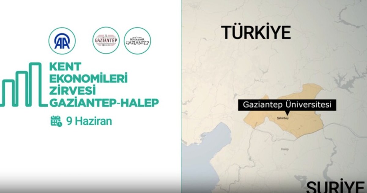 Gaziantep'te AA Kent Ekonomileri Zirvesi düzenlenecek