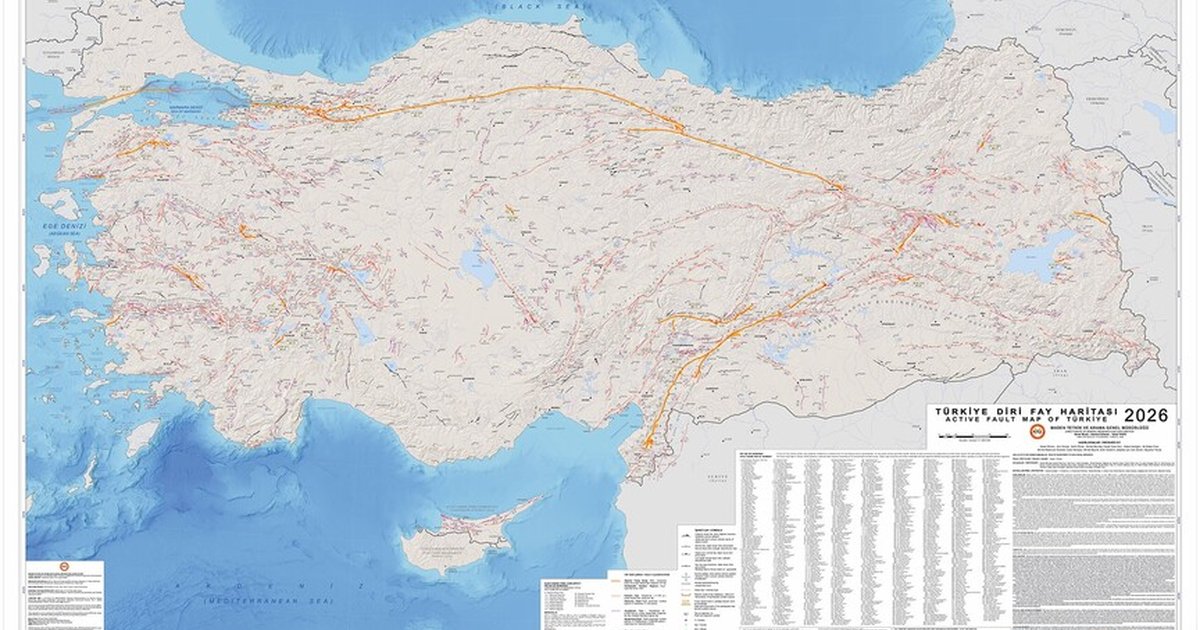 MTA'nın Türkiye Diri Fay Haritası enerji yatırımlarına rehber olacak
