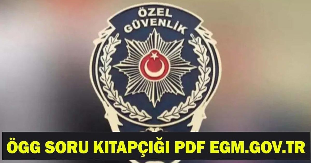ÖGG Soru Kitapçığı ve Cevap Anahtarı Ne Zaman Açıklanacak?