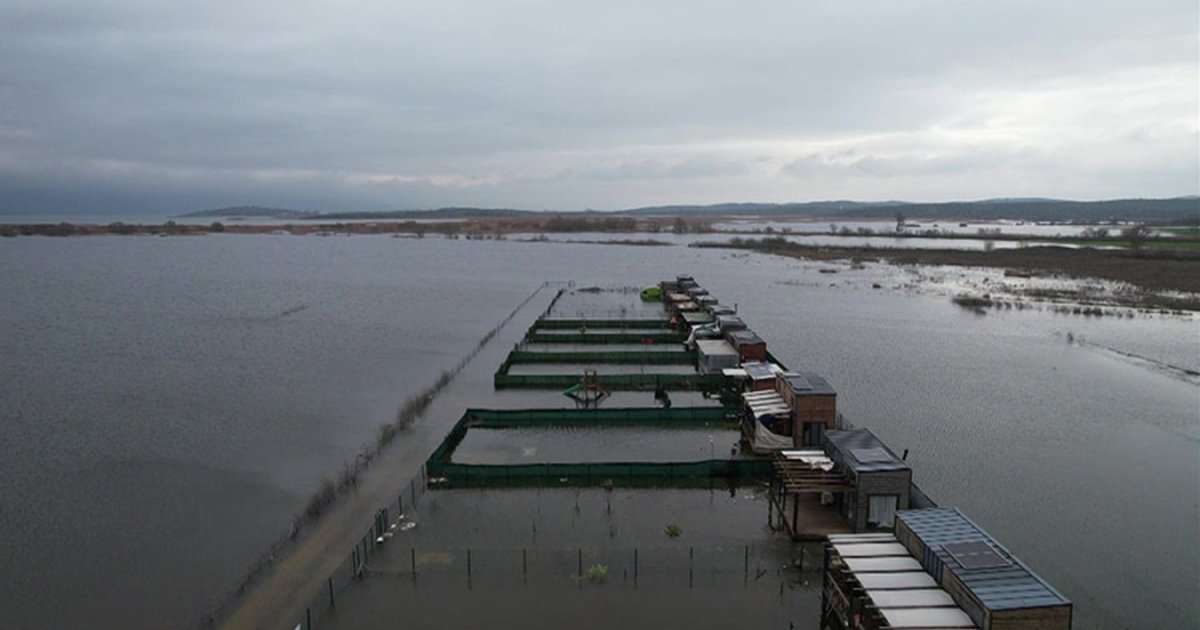 Uluabat Gölü'nde Taşkın: Evler ve Bahçeler Sular Altında