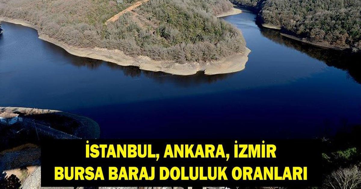 Baraj Doluluk Oranları 24 Şubat: İstanbul, Ankara, Bursa, İzmir